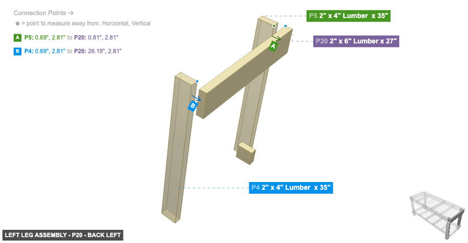 Left Leg Assembly - Part 2