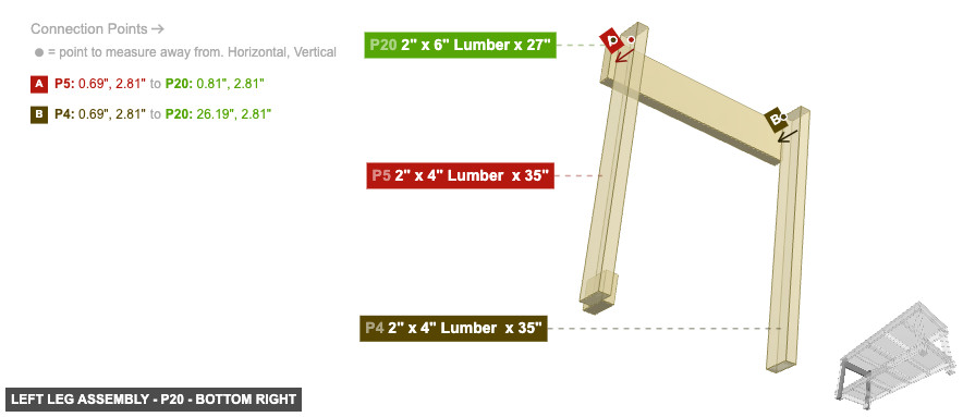 Left Leg Assembly - Part 2
