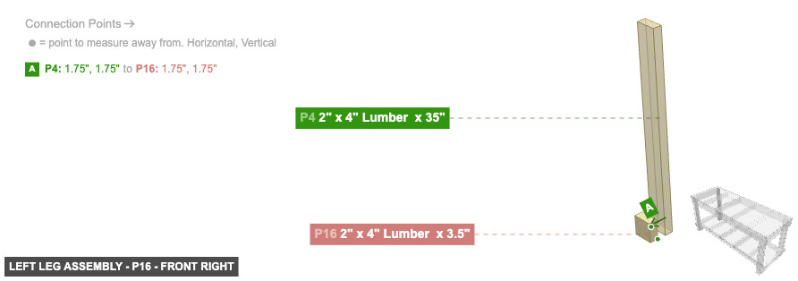 Left Leg Assembly - Part 2