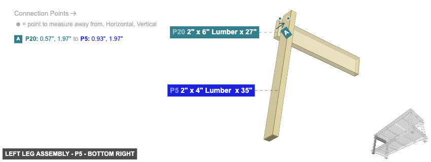 Left Leg Assembly - Part 2