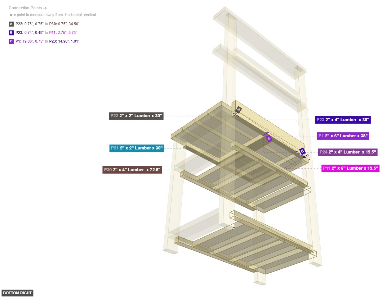 Assembly of Right Side Support Frame - bottom_right