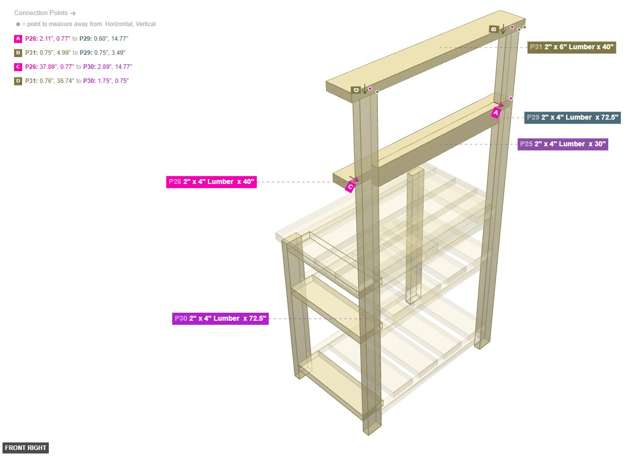 Assembly of Back Hutch - front_right