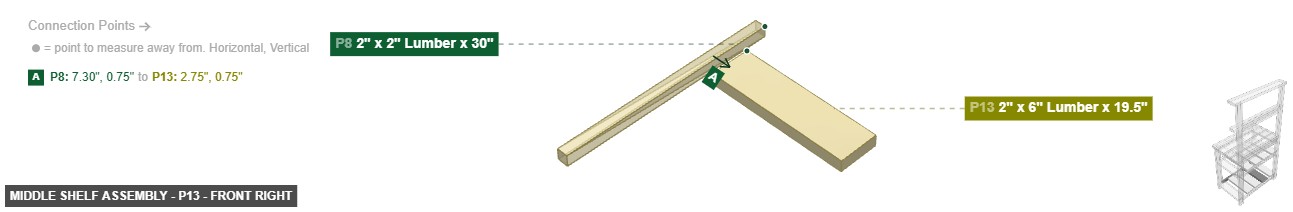 Middle Shelf Assembly - Part 2