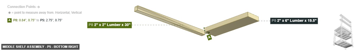 Middle Shelf Assembly - Part 2