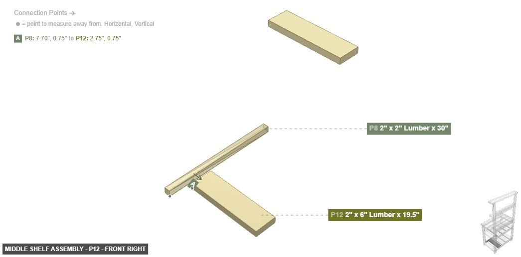 Middle Shelf Assembly - Part 2