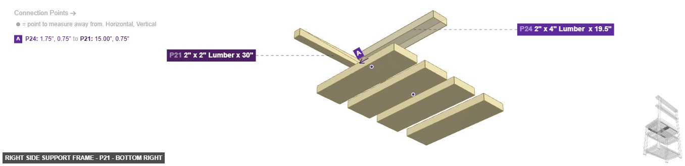 Right Side Support Frame - Part 2