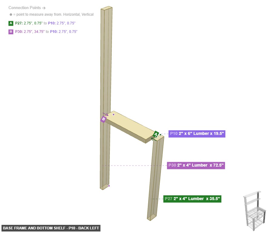 Base Frame and Bottom Shelf - Part 2