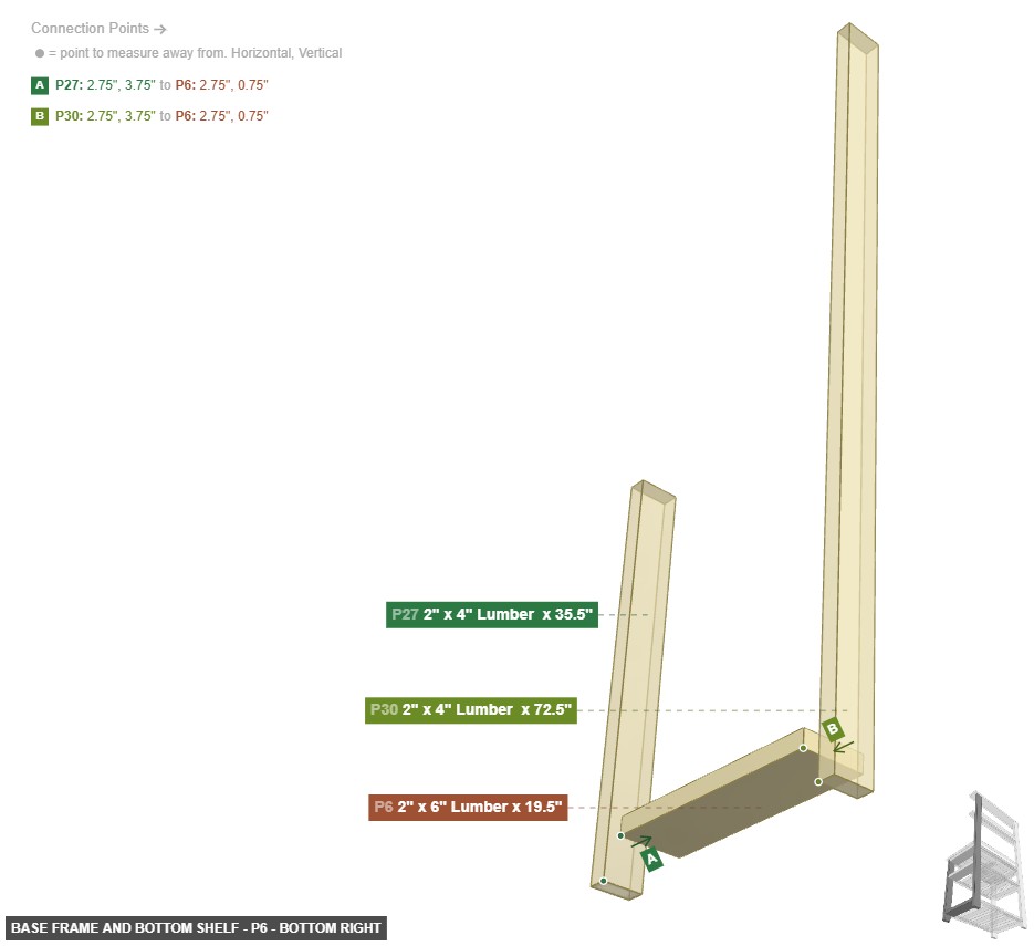 Base Frame and Bottom Shelf - Part 2