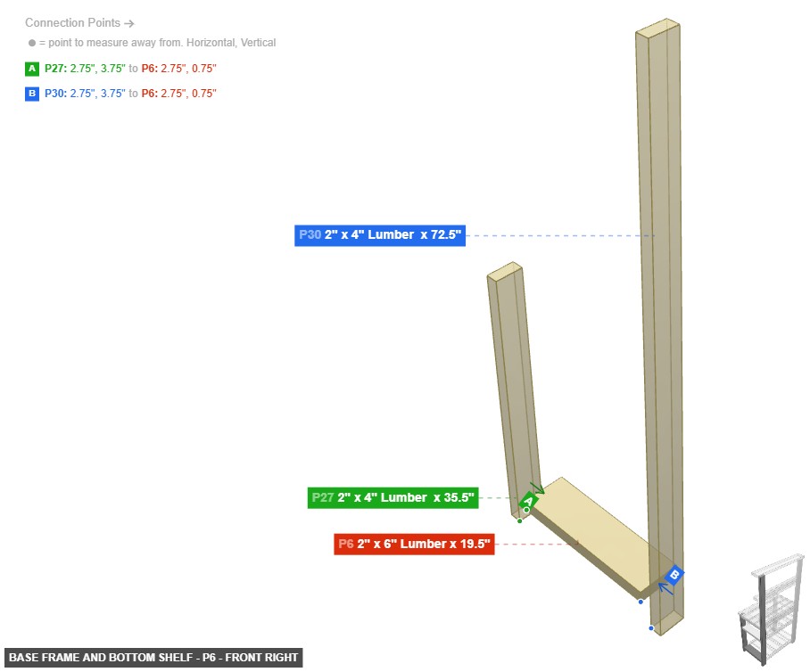 Base Frame and Bottom Shelf - Part 2