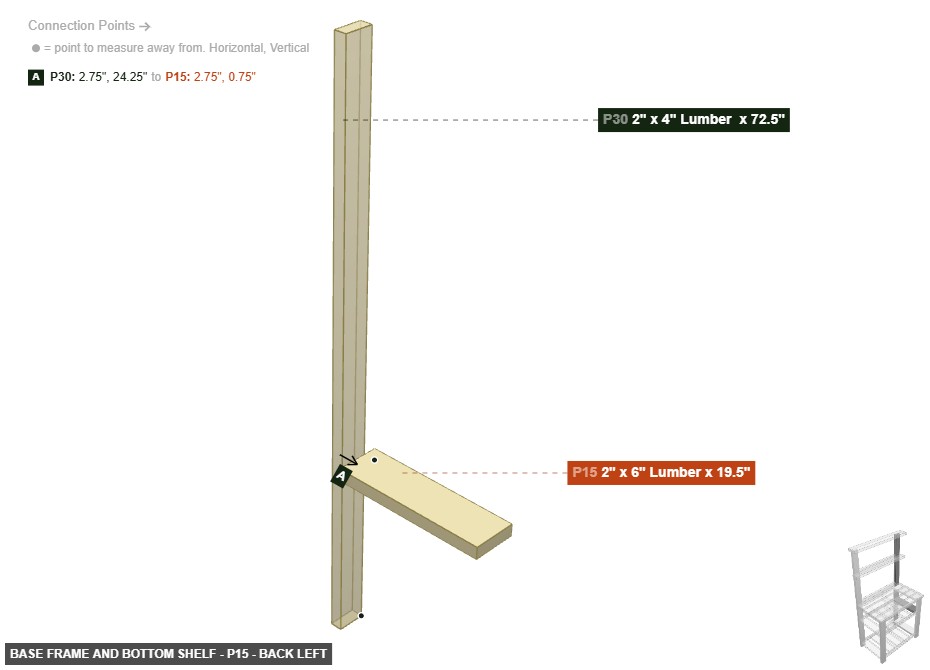 Base Frame and Bottom Shelf - Part 2