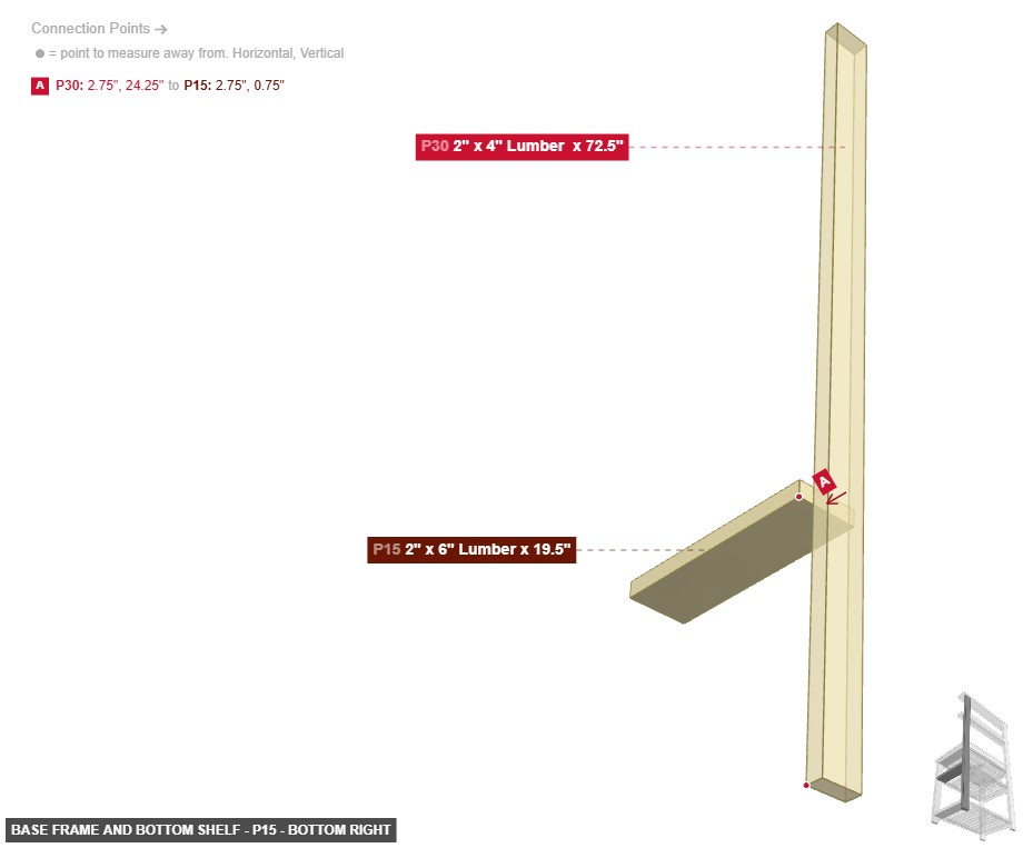 Base Frame and Bottom Shelf - Part 2