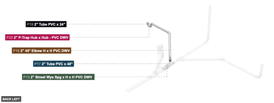 Assembly of Side Branch Assembly - back_left