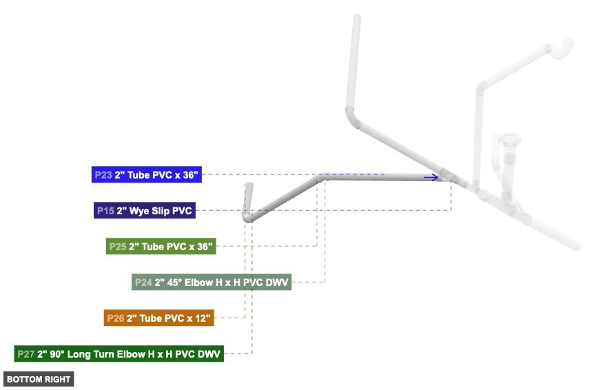 Assembly of Rearward Branch Assembly - bottom_right