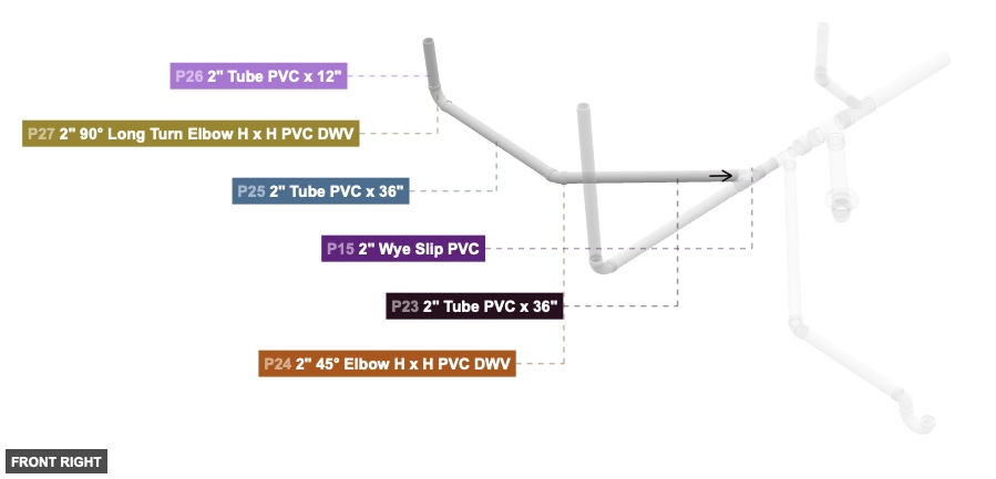 Assembly of Rearward Branch Assembly - front_right
