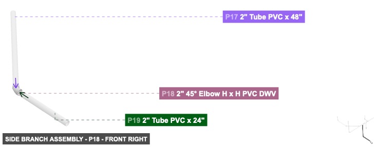 Side Branch Assembly - Part 2