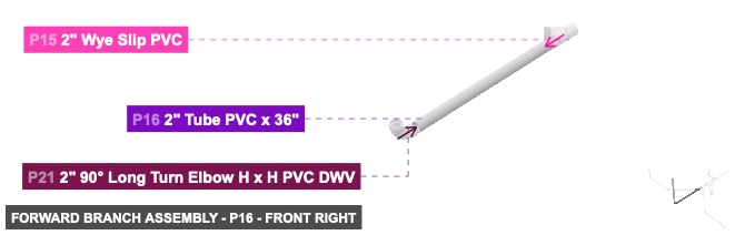 Forward Branch Assembly - Part 2