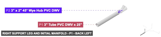 Right Support Leg and Initial Manifold - Part 3
