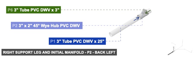 Right Support Leg and Initial Manifold - Part 3