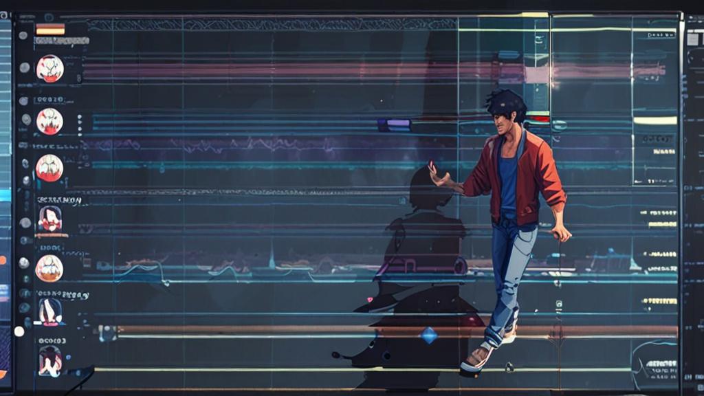 a man in anime style, bright colors, hyper quality, high detail, high resolution, 4k, 8k, highly detailed