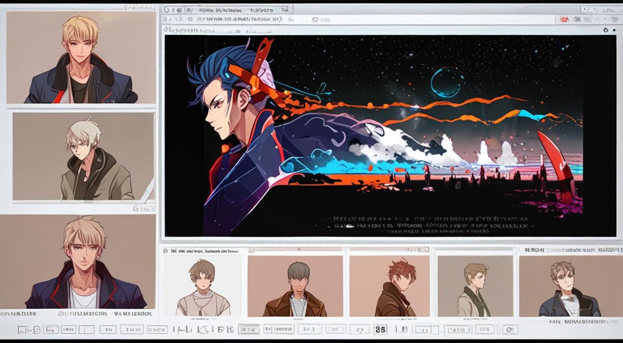 a man in anime style, bright colors, hyper quality, high detail, high resolution, 4k, 8k, highly detailed
