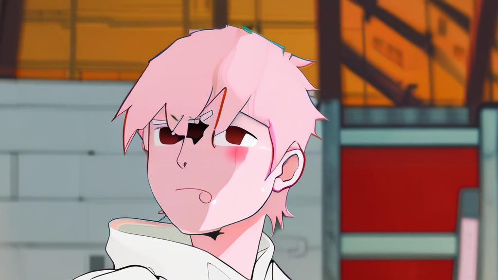 a man in anime style, bright colors, hyper quality, high detail, high resolution, 4k, 8k, highly detailed