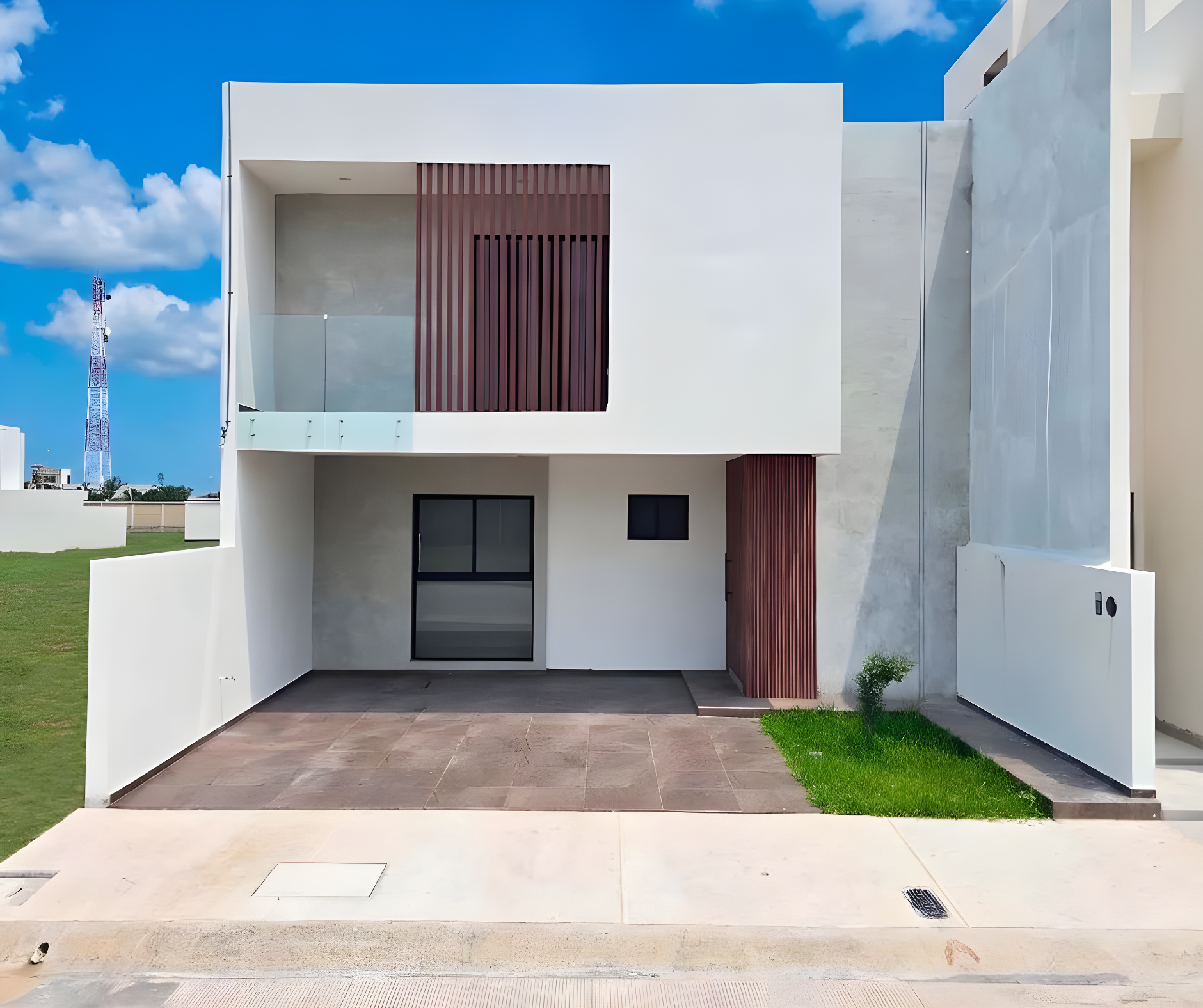 Casa en Punto Lomas Residencial | Casa de 2 plantas con jardín trasero y balcones