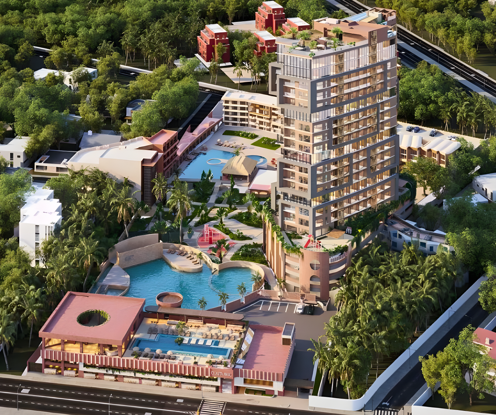 Departamento en Boca del Río Centro | Beach club con alberca privada