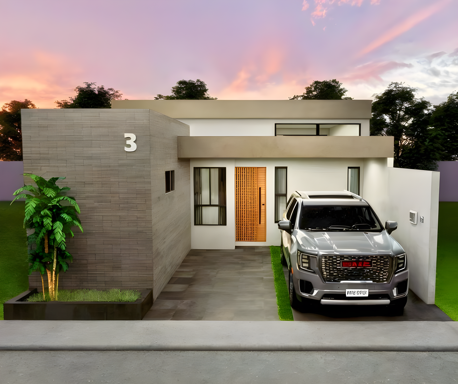 Casa en Lomas de La Rioja | Casa de 1 nivel con cocina con isla y garage semitechado para 2 autos
