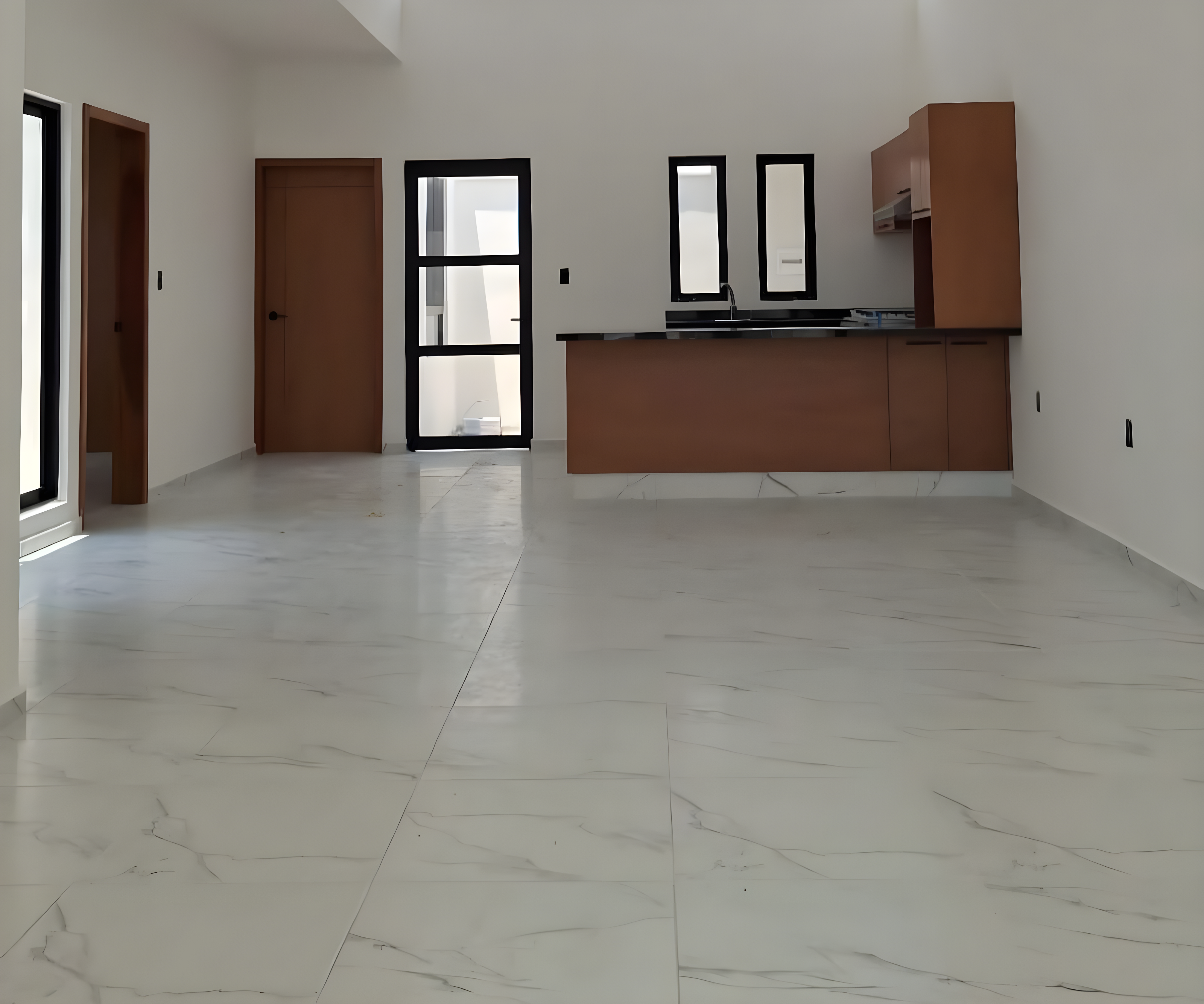 Casa en Residencial la zona | Casa de una planta con garage techado para dos autos imagen 2