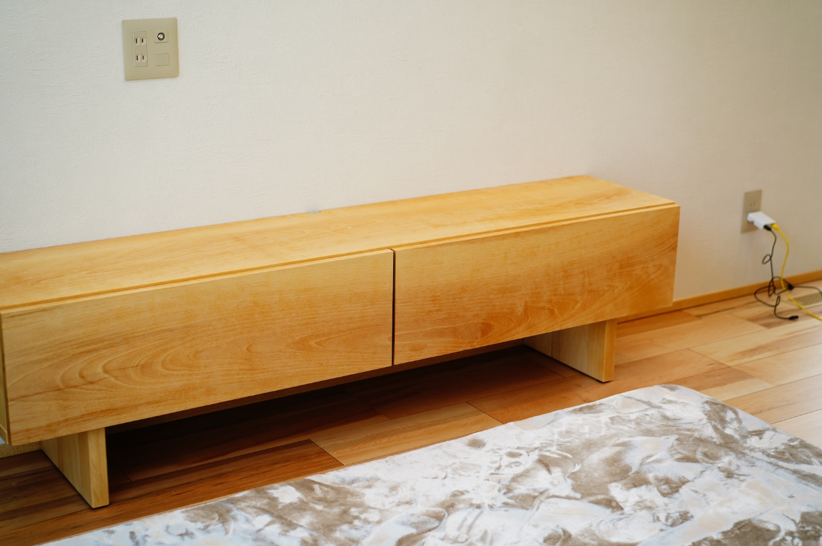 水目桜のテレビボードの作品画像