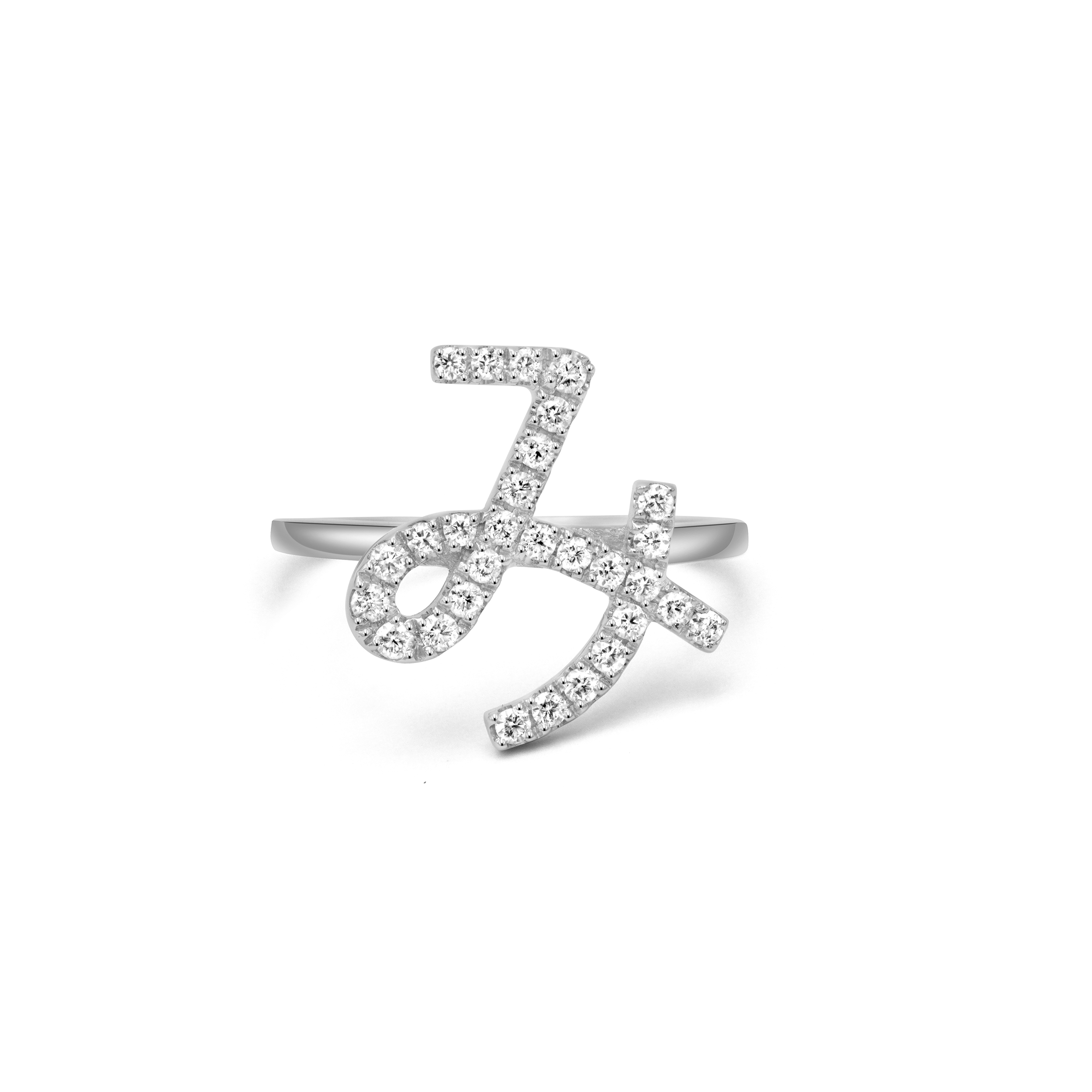ひらがな 文字リング|お好きな一文字でオーダー - JEWELRY TAKEDAの作品画像
