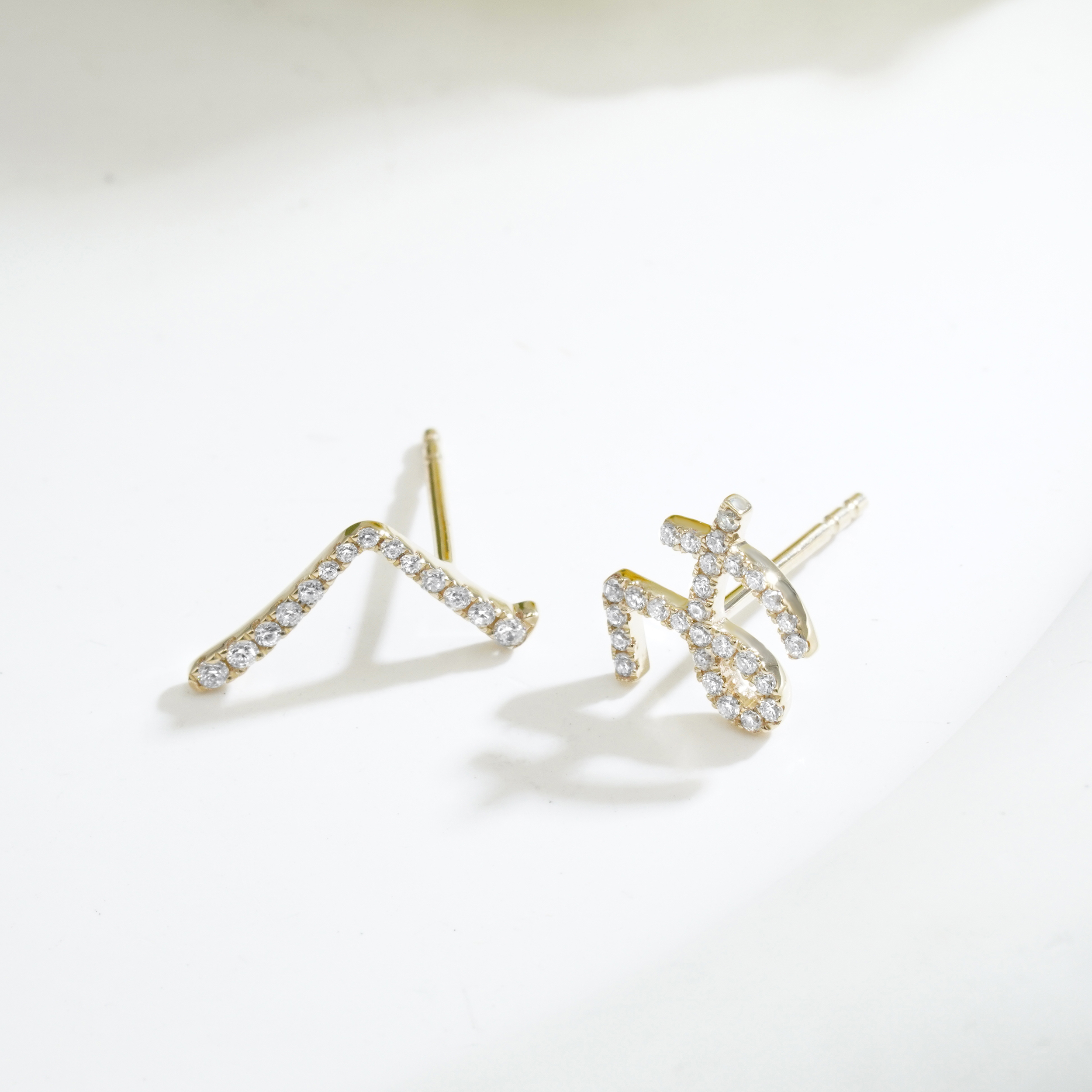 和文字 ひらがなピアス|お好きな一文字(片耳一個)E11W706の作品画像