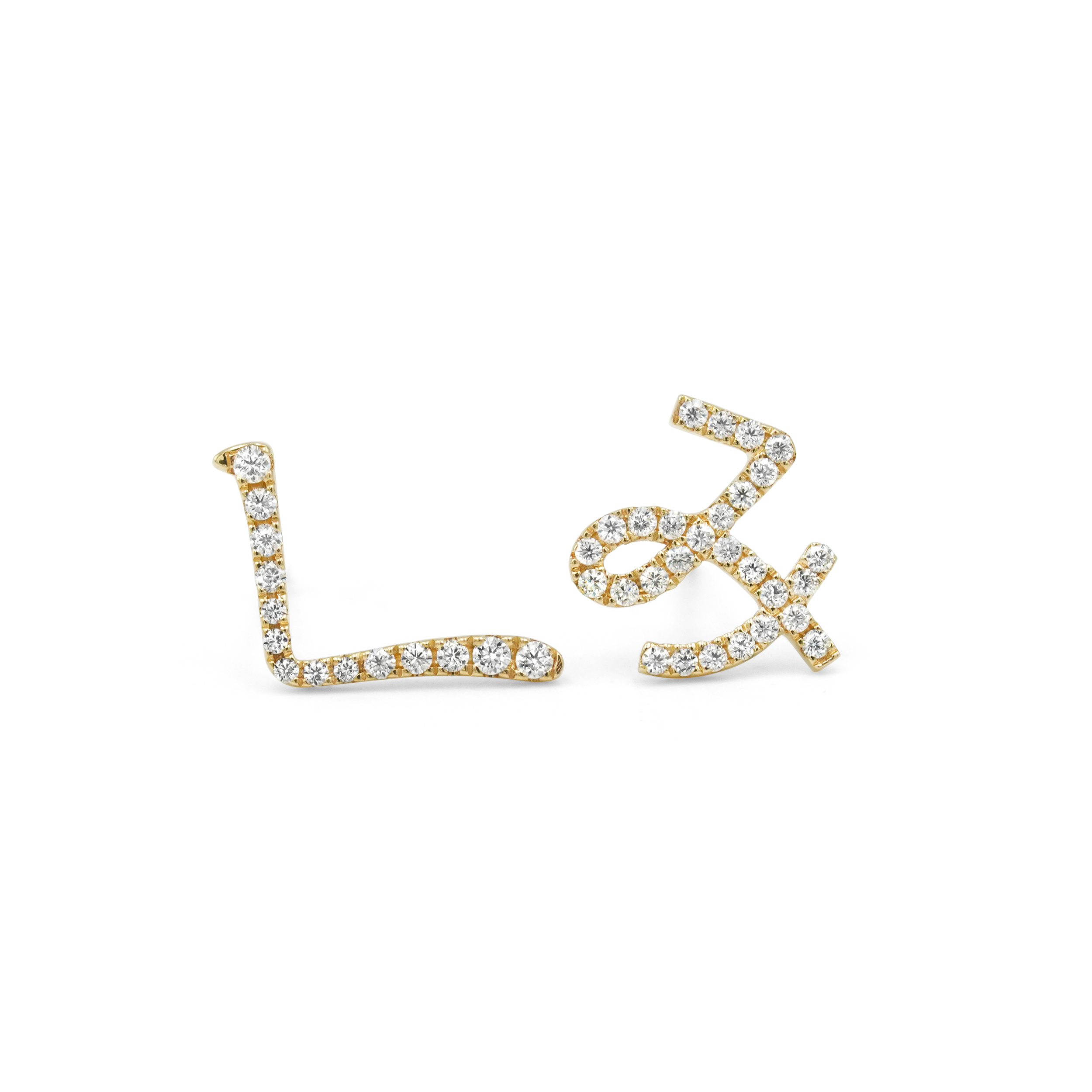 和文字 ひらがなピアス|お好きな一文字(片耳一個)E11W706 - JEWELRY TAKEDAの作品画像