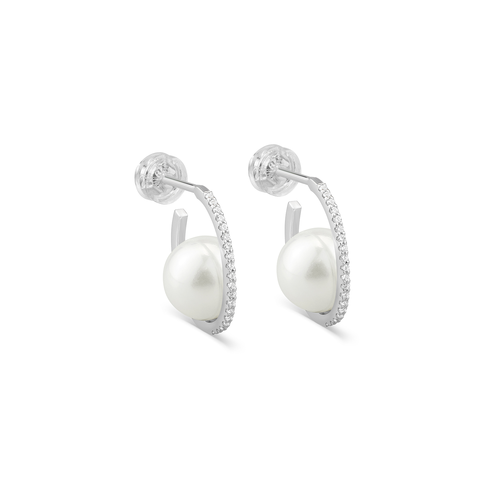 パールカーブラインピアス J-E260309 - JEWELRY TAKEDAの作品画像