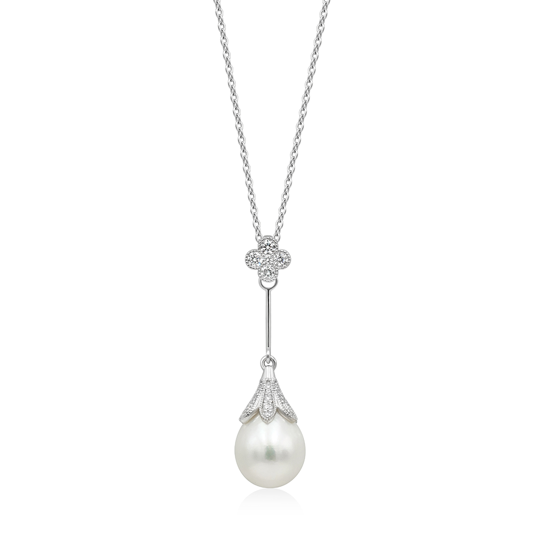 万能ドロップパールチャーム P65H25318-W - JEWELRY TAKEDAの作品画像