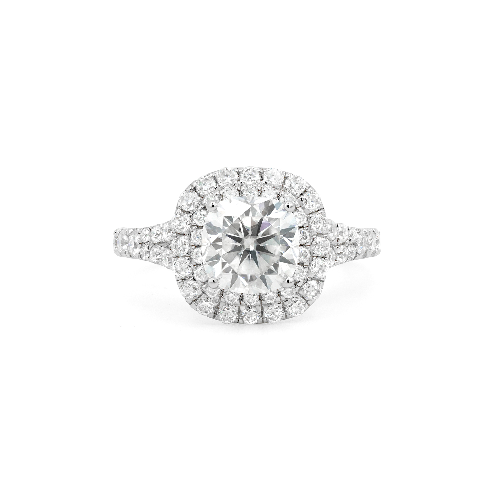 Labダイヤ クッションヘイローリング RG260629-1(3週間発送) - JEWELRY TAKEDAの作品画像