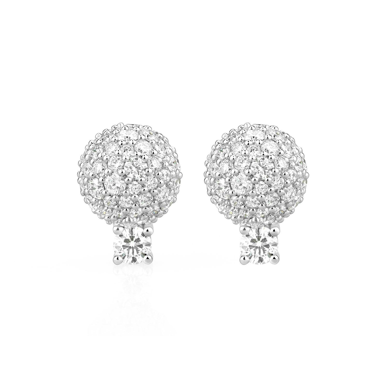 パヴェボールドロップピアス ER260813-4(3週間発送) - JEWELRY TAKEDAの作品画像