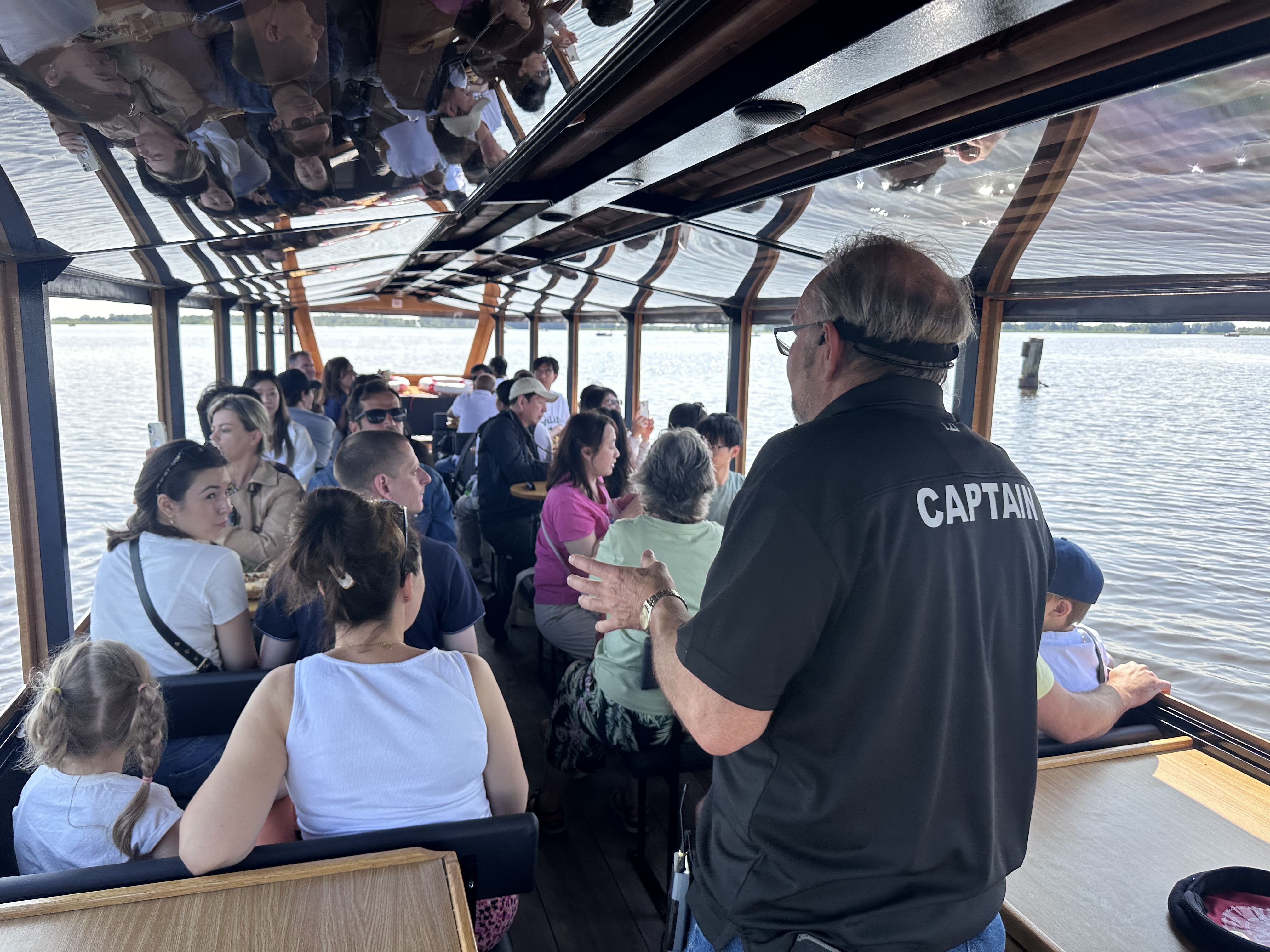 Taking a boat ride with a skipper