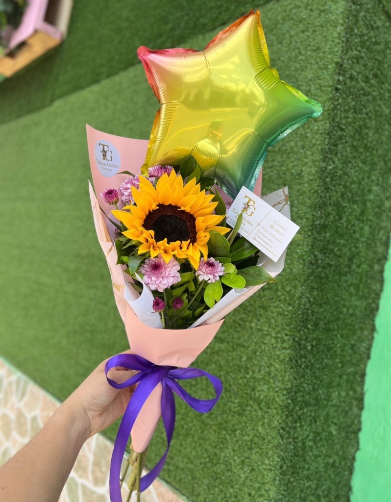 Girasol decorado