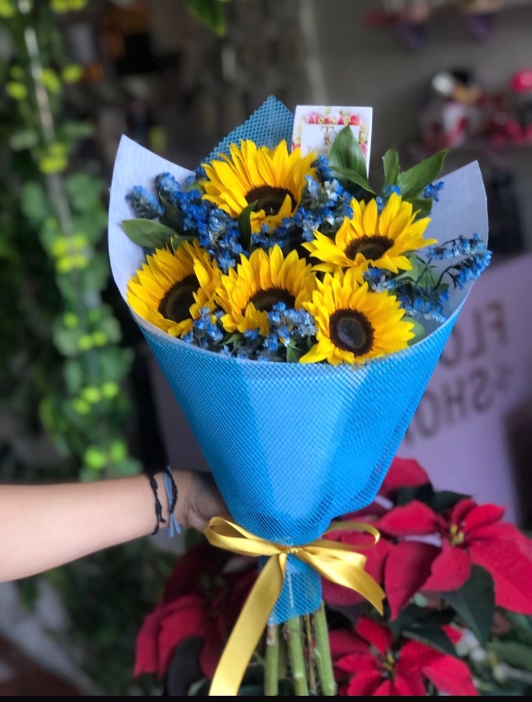 Sunflower blue