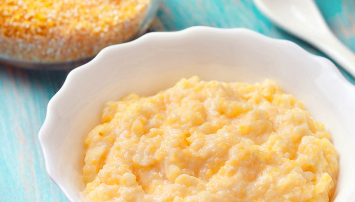 Polentakuchen - Polenta und Milch