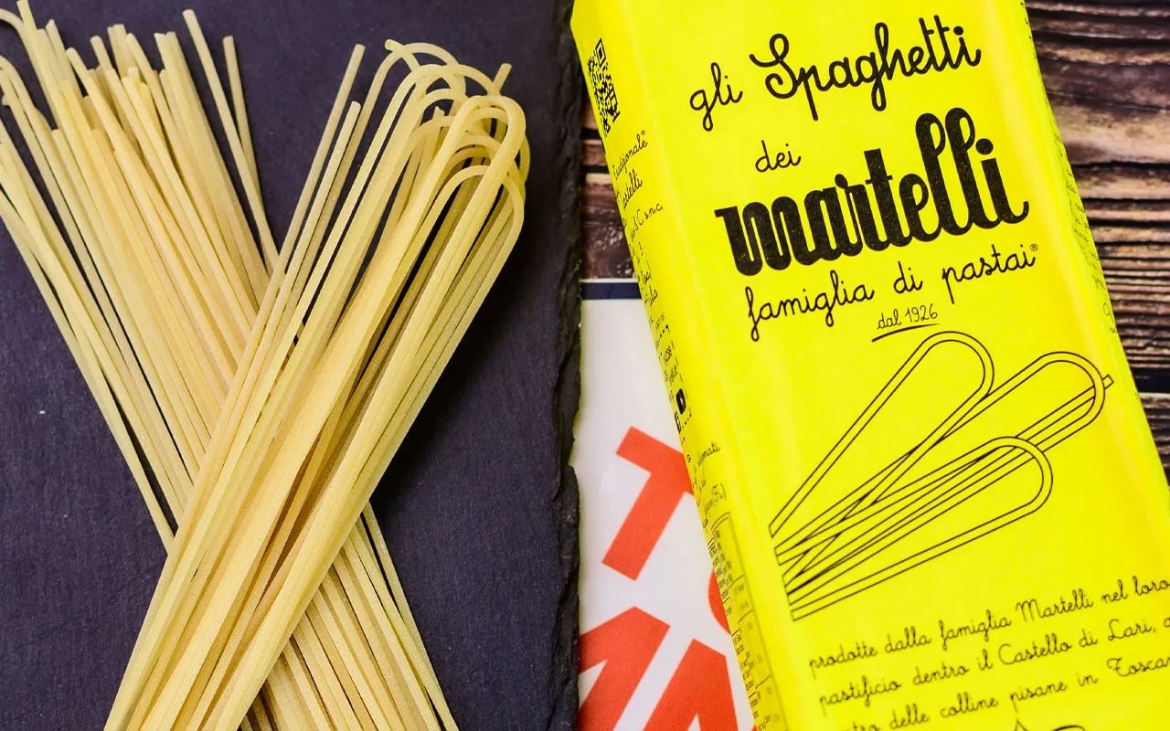 Pastificio Martelli Spaghetti italien de blé dur - Pastificio Martelli, paquet de 1 kg
