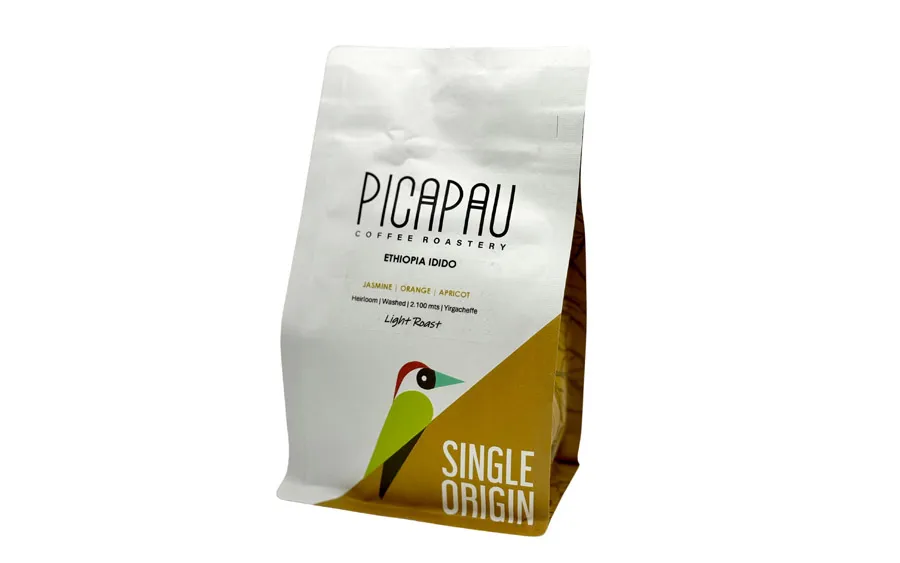 Café éthiopien Yirgacheffe Idido Spécialité 250g Lavé | Picapau | TUMN