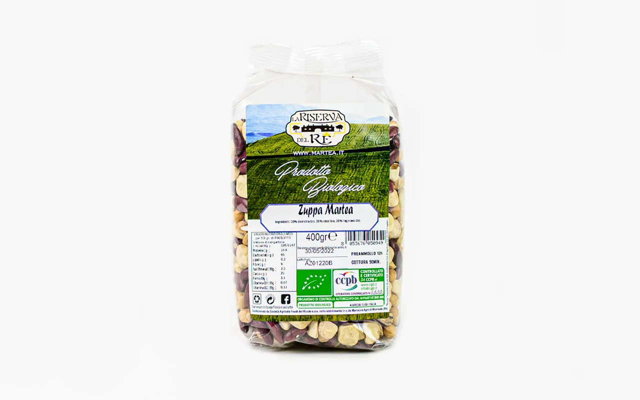 Soupe de Légumineuses Bio Zuppa Martea 400g - Feudi del Riccio