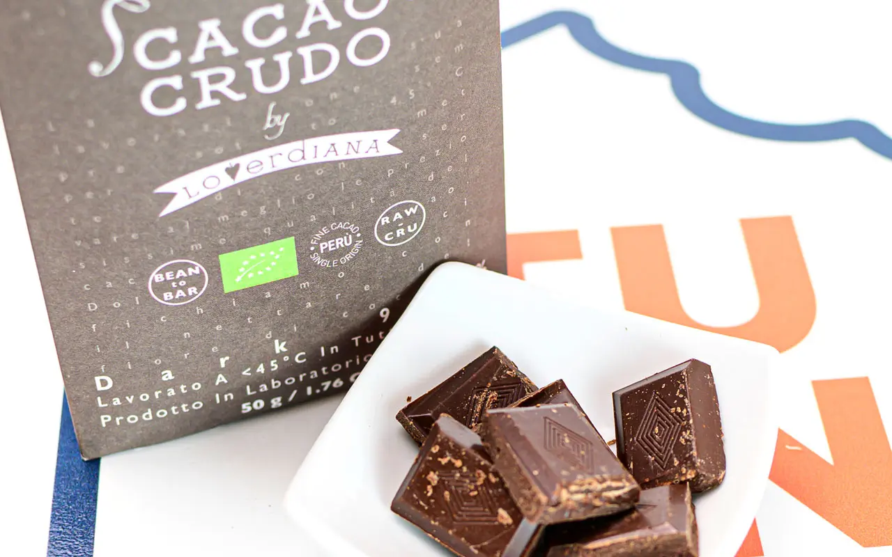 Tablette de chocolat cru bio noir 90% - Cacao cru, paquet de 50 grammes