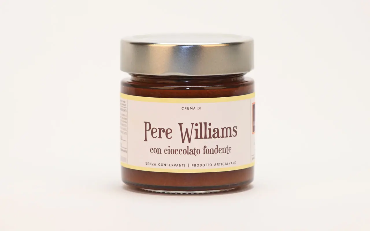 Crème de poires Williams et chocolat noir - Alessio Brusadin, pack 270 grammes