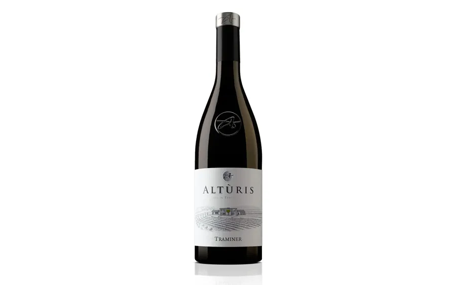 Vin blanc Traminer aromatique IGP Trevenezie vol.12,5% - Alturis, bouteille de 750 ml
