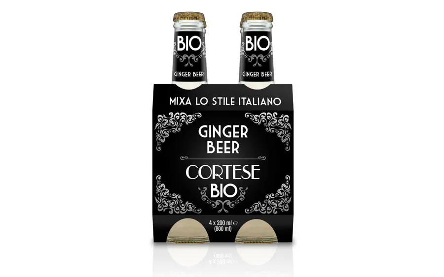 Bière de gingembre bio 200 ml | Boisson rafraîchissante épicée de Cortese Futurist Drinks