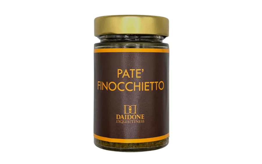 Pâté artisanal au fenouil sauvage - Pack gourmandise Daidone. 180 grammes