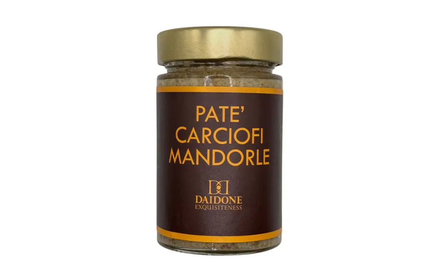 Pâté d'artichauts et amandes - Pack gourmandise Daidone. 180 grammes